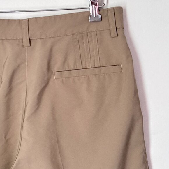Adidas Men's Beige Neutral Minimalist Bermuda Dress Shorts Size 30 -d60 - Picture 11 of 15